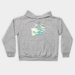 Desert Air Dragon - Oriental Style Kids Hoodie